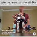 Dad Makes Baby Break Dance….